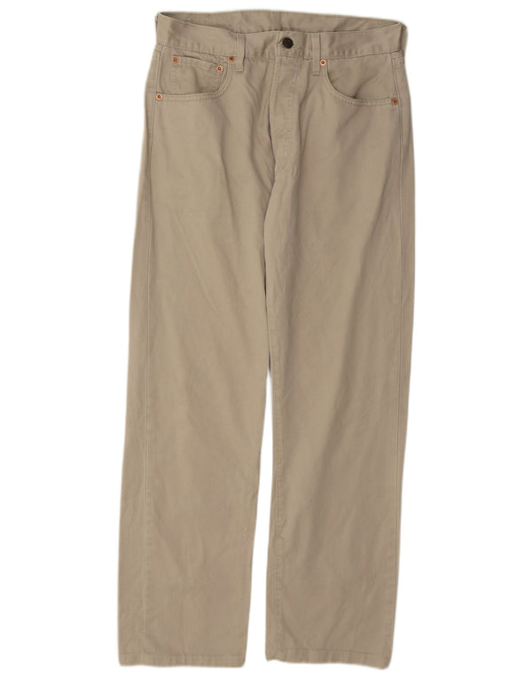 Levi's Mens 551 Pantalones casuales rectos y holgados W32 L29 Algodón beige