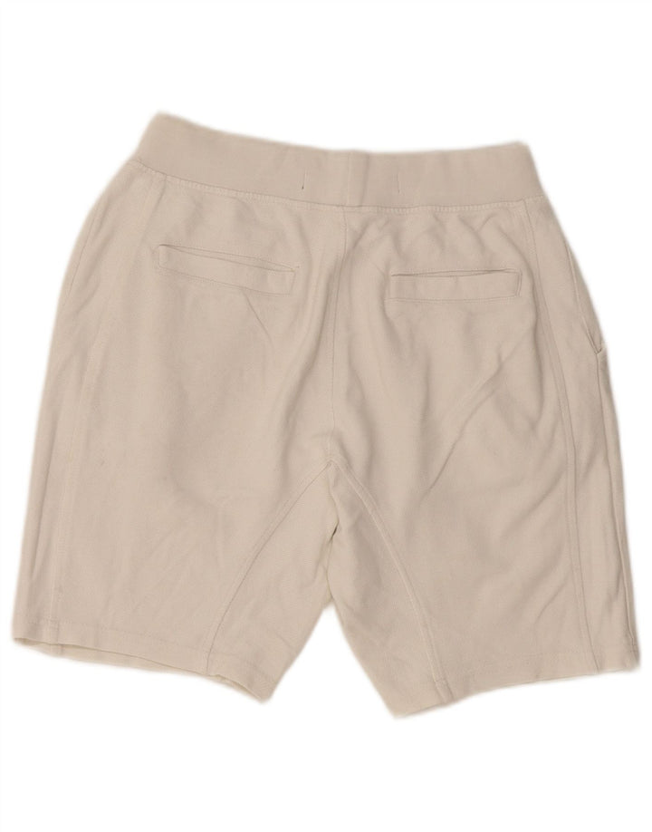 Zara Hombre Shorts Chinos Medianos W31 Algodón Blanco