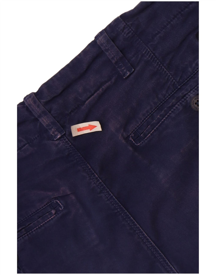 Woolrich Pantalones cortos chinos para hombre W30 Medium Azul marino Algodón
