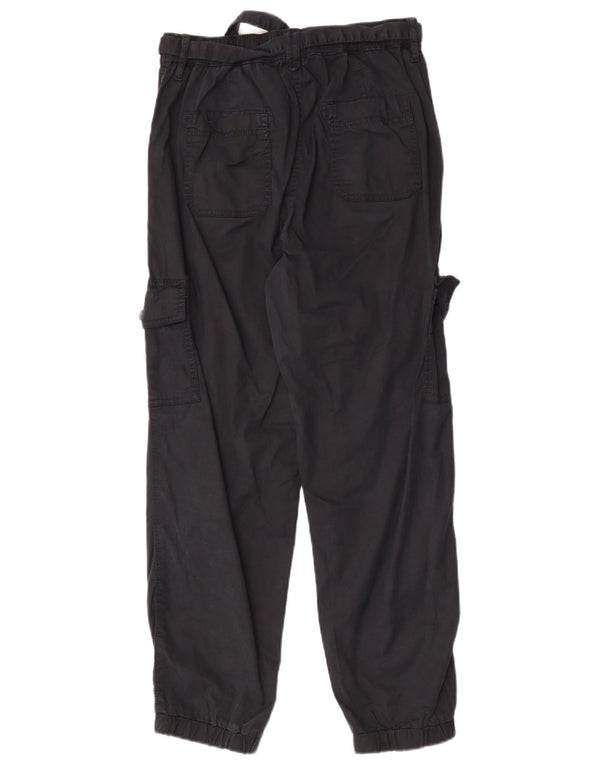 Marks & Spencer Pantalones tipo joggers cargo para mujer UK 10 Small W28 L27 Negro
