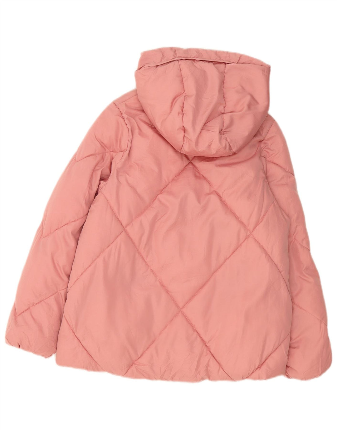 Zara Anorak Niña Con Capucha 13-14 Años Rosa Poliéster