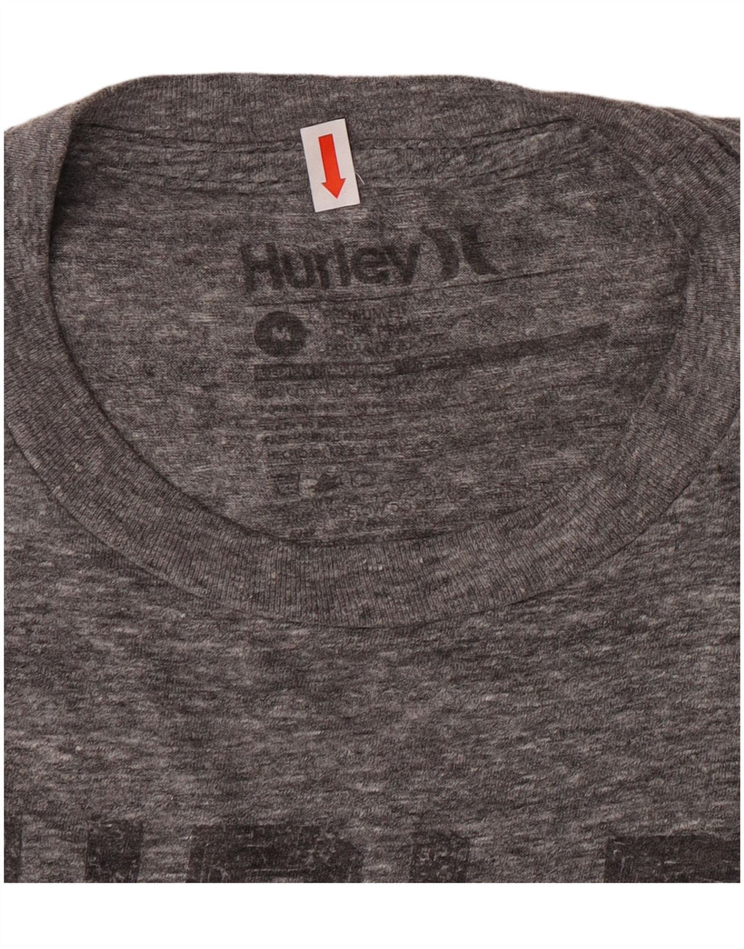 Hurley Camiseta Estampada De Ajuste Regular Para Hombre Gris Medio