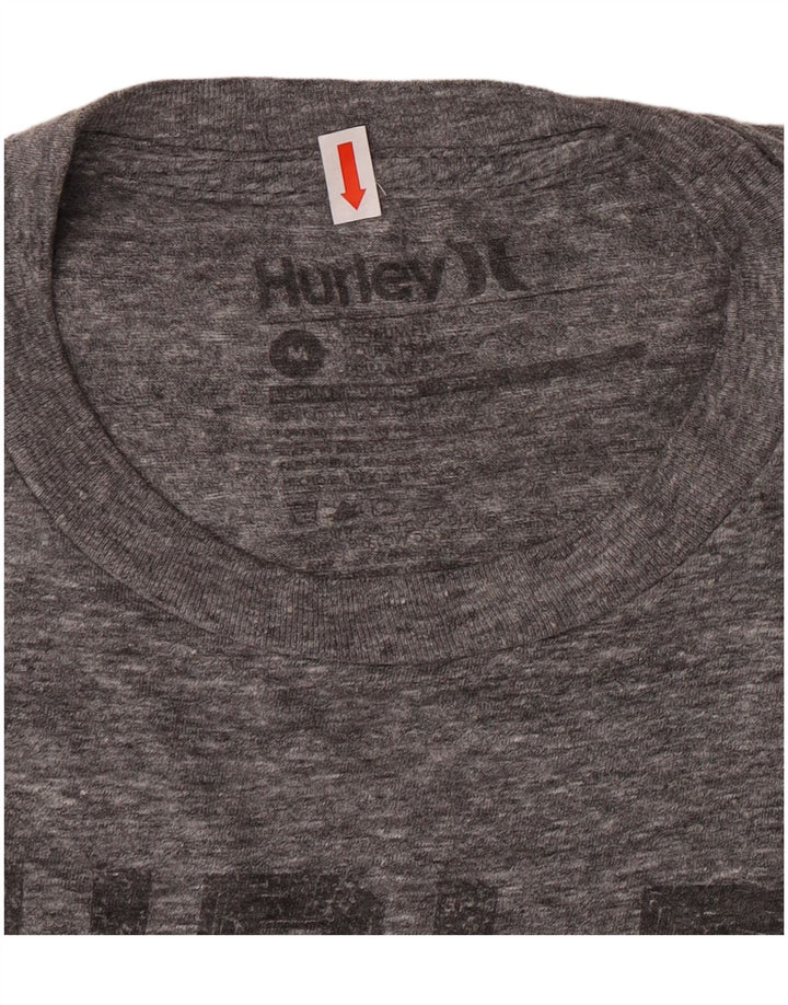 Hurley Camiseta Estampada De Ajuste Regular Para Hombre Gris Medio