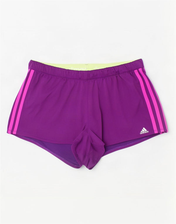 Adidas - Pantalones cortos deportivos Climacool para niña, 14-15 años, color morado