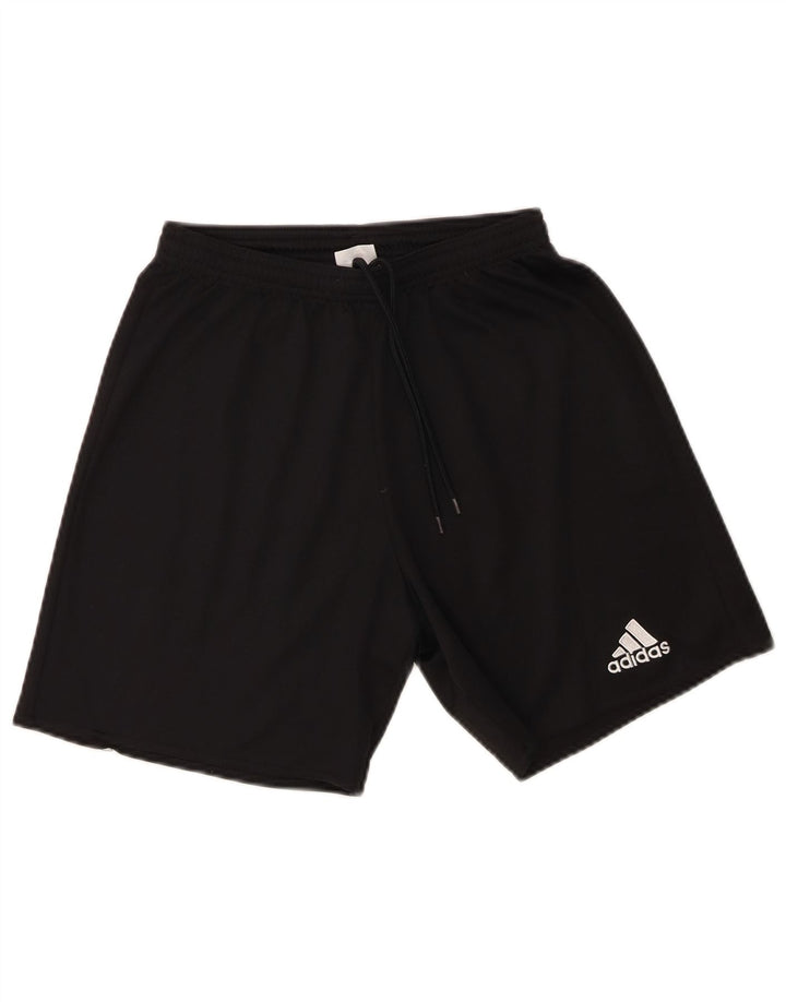Adidas Boys Climalite Sport Shorts 9-10 años Pequeño Negro Poliéster