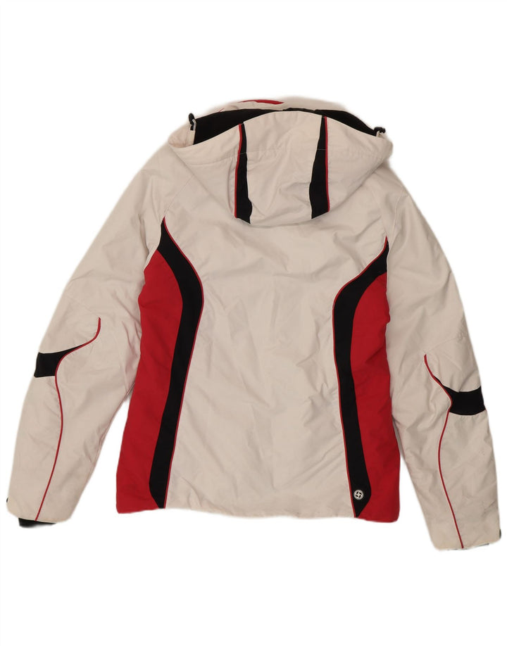 Colmar Chaqueta De Esquí Con Capucha Mujer IT 42 Medium White Colourblock Sports