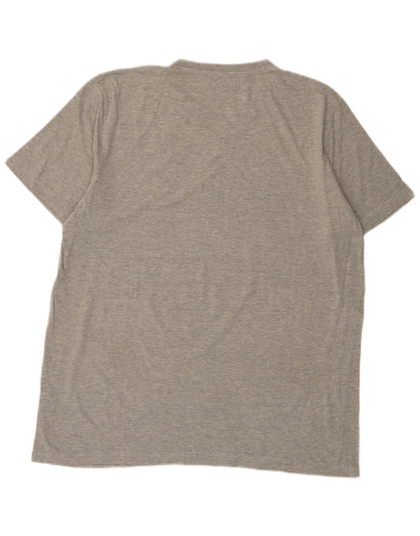 Kappa Camiseta Hombre Top 3XL Gris Algodón