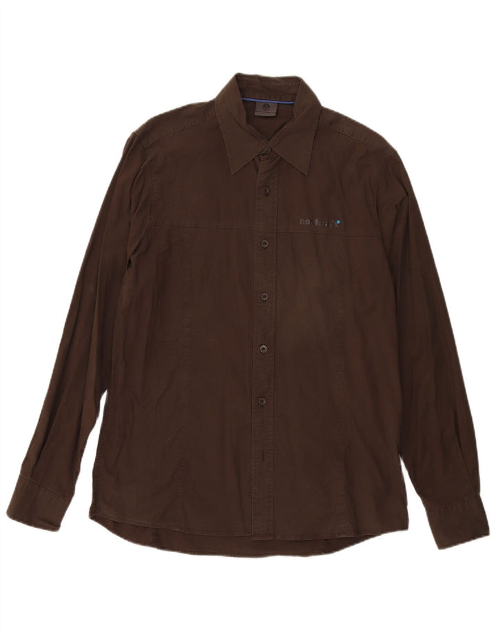 NORTH SAILS Camisa para hombre Grande Marrón Algodón