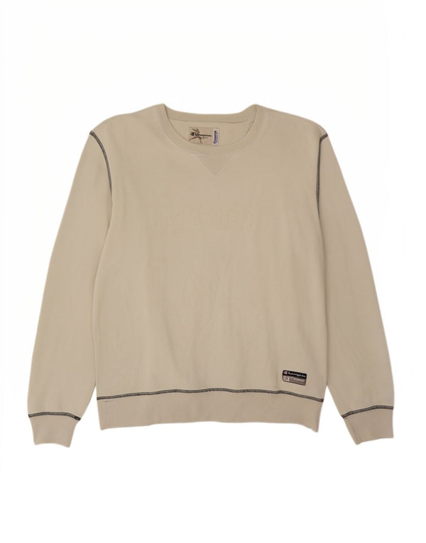 Champion Sudadera Jumper Medium Blanco Algodón Hombre