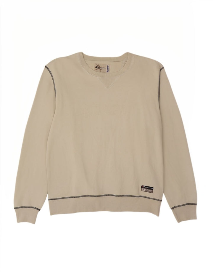 Champion Sudadera Jumper Medium Blanco Algodón Hombre