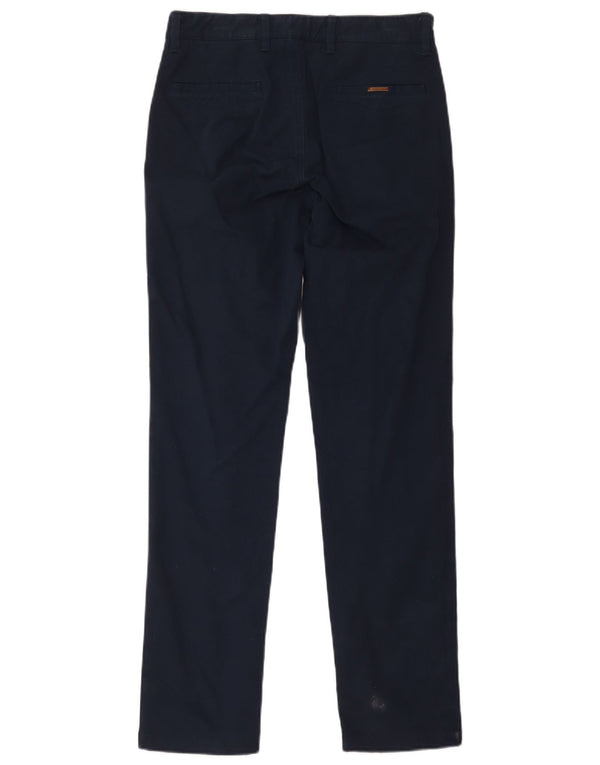 Massimo Dutti Pantalón Chino Casual Fit para Hombre EU 38 Small W30 L31 Azul Marino