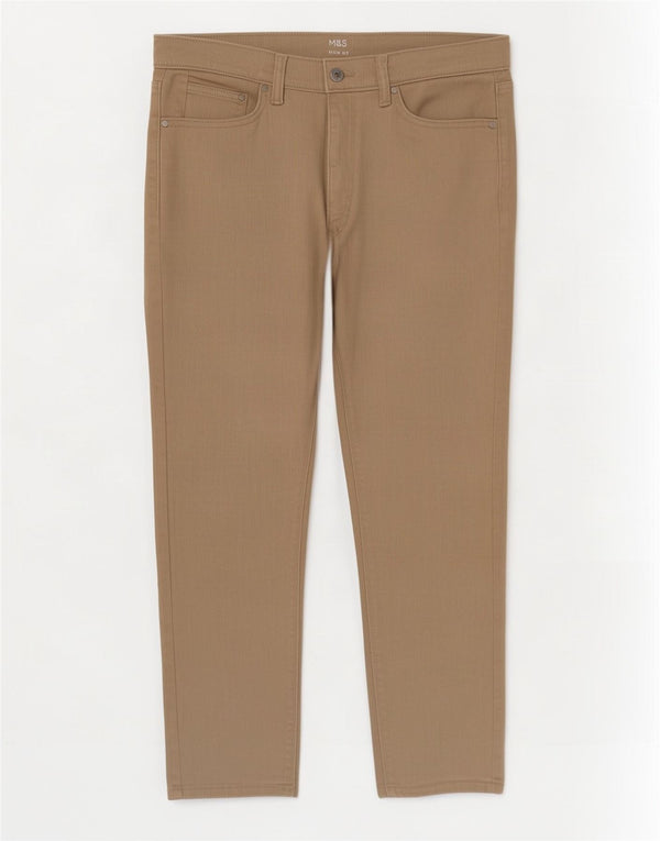 Vaqueros ajustados para mujer Marks & Spencer W34 L29 Algodón beige