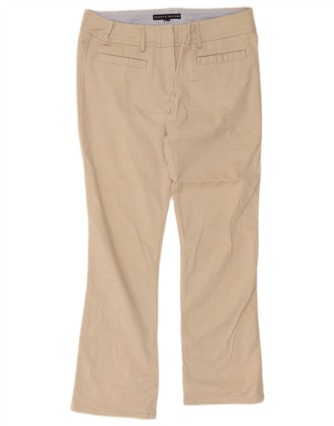 Tommy Hilfiger Pantalones Casuales Bootcut para Mujer W34 L28 Beige