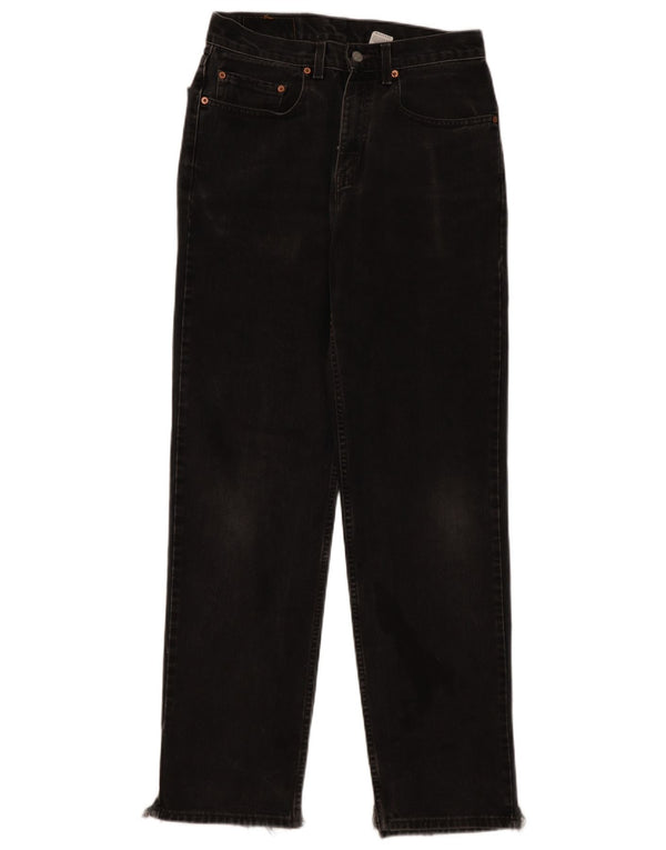 Levi's Vaqueros rectos de ajuste relajado 550 para mujer W31 L34 Algodón negro