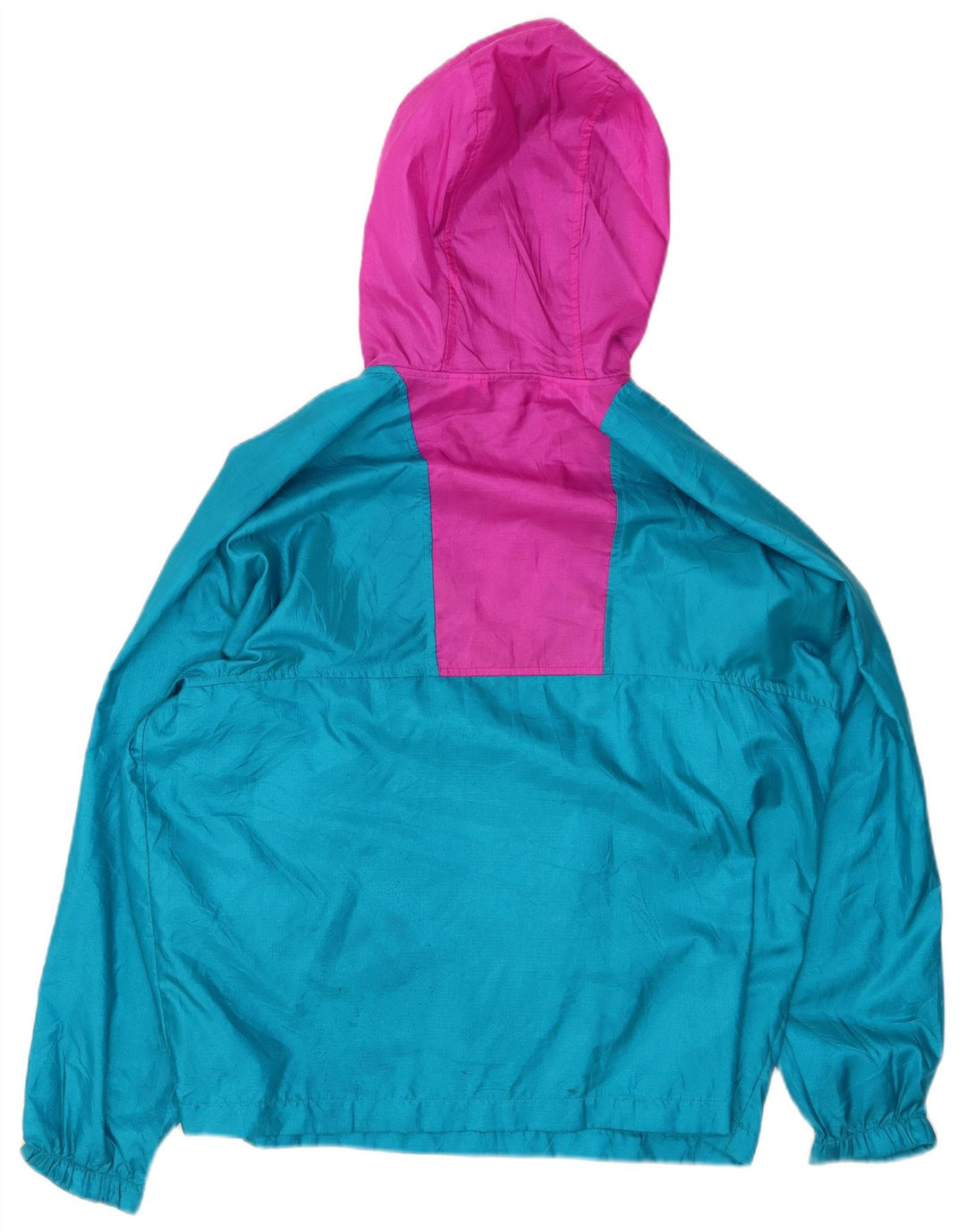 COLUMBIA Chaqueta anorak extragrande para mujer Reino Unido 40 Grande Turquesa Colorblock