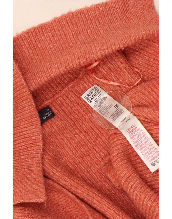 Marks & Spencer - Cárdigan abierto largo para mujer, talla 40, color naranja mediano