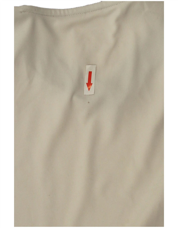 Adidas Hombre Camiseta Top Medium Off White Poliéster Deportes