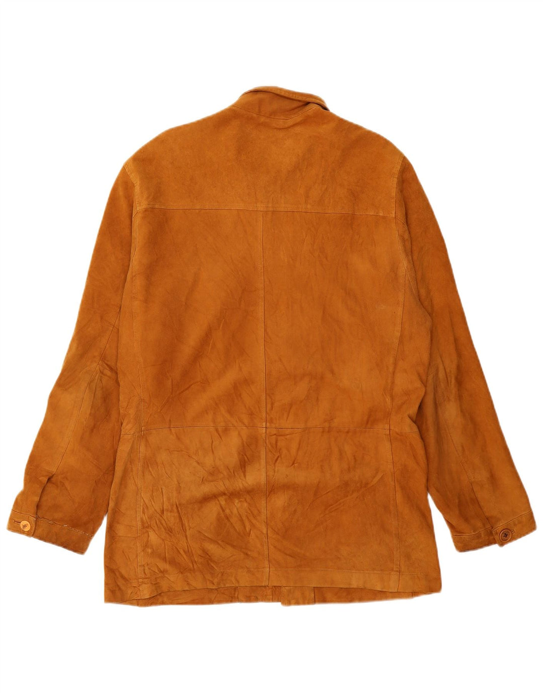 VINTAGE Chaqueta de ante para hombre IT 50 Cuero beige grande