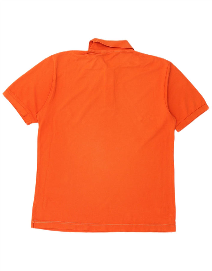 Kappa Polo Hombre Grande Naranja Algodón