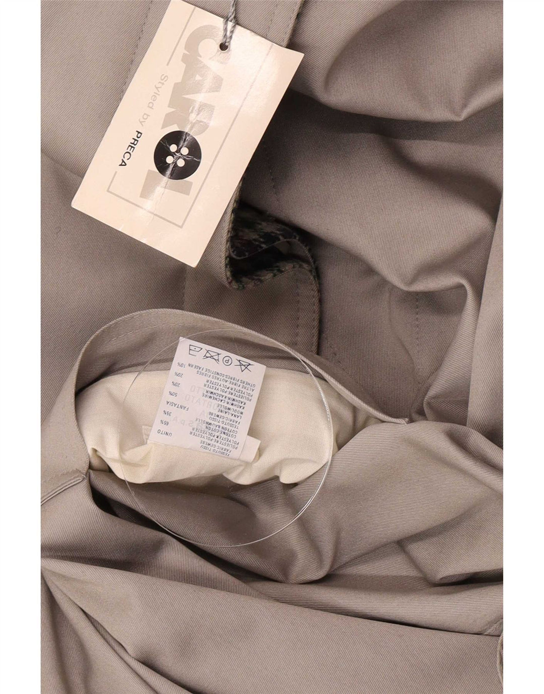Abrigo reversible Carol para mujer IT 48 XL Poliéster gris