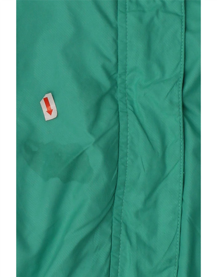 COLUMBIA Womens Windbreaker Jacket UK 14 Medium Green Polyester Vintage Columbia and Second-Hand Columbia from Messina Hembry 
