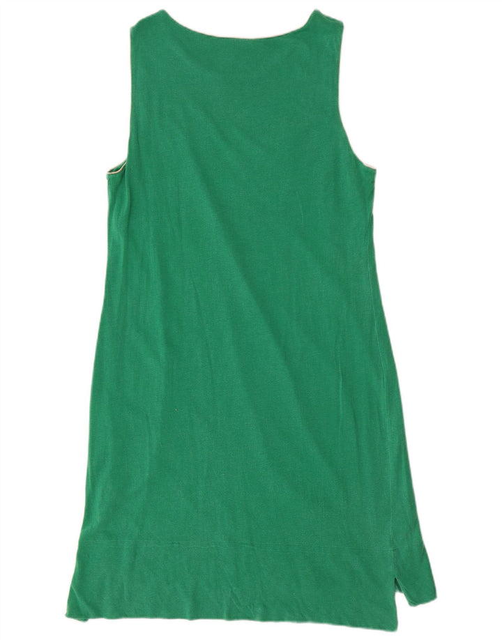 MASSIMO DUTTI Vestido tipo camiseta sin mangas para mujer UK 40 Verde medio