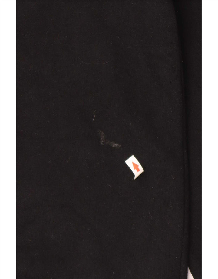 Fila Hombre Regular Fit Sudadera Jumper Medio Algodón Negro