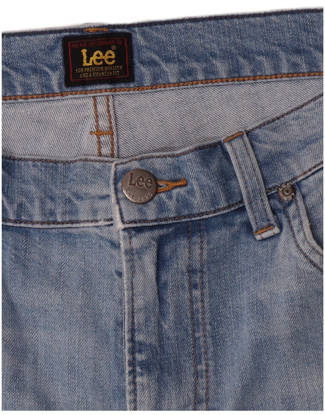 Shorts Vaqueros Lee Hombre W30 Azul Medio