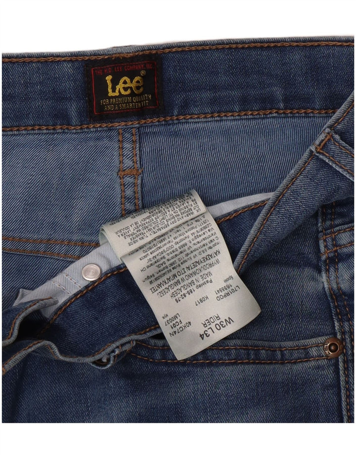 Vaqueros Lee Rider Slim para mujer W30 L34 Algodón azul