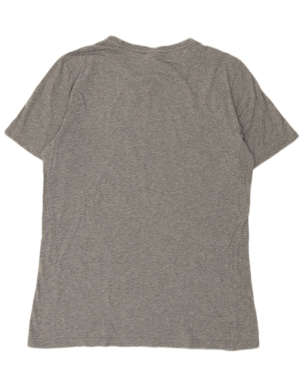 Puma Camiseta gráfica para hombre Top gris medio moteado