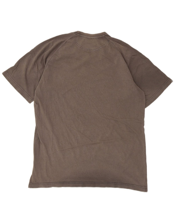 Adidas - Camiseta para hombre, talla grande, algodón gris
