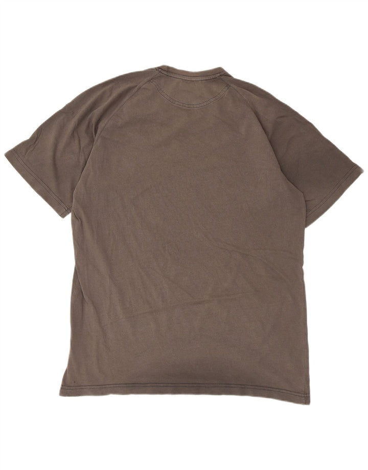 Adidas - Camiseta para hombre, talla grande, algodón gris