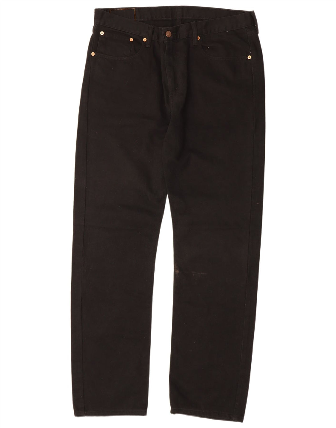 Levi's Jeans rectos 751 para hombre W38 L34 Algodón negro