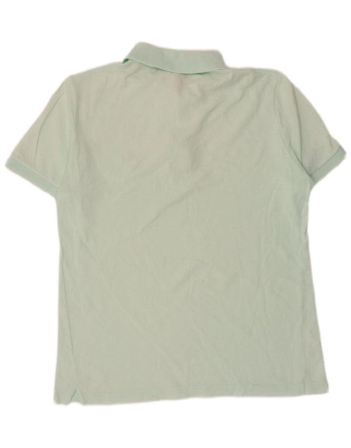 LACOSTE Polo ajustado para hombre talla 4 algodón verde medio
