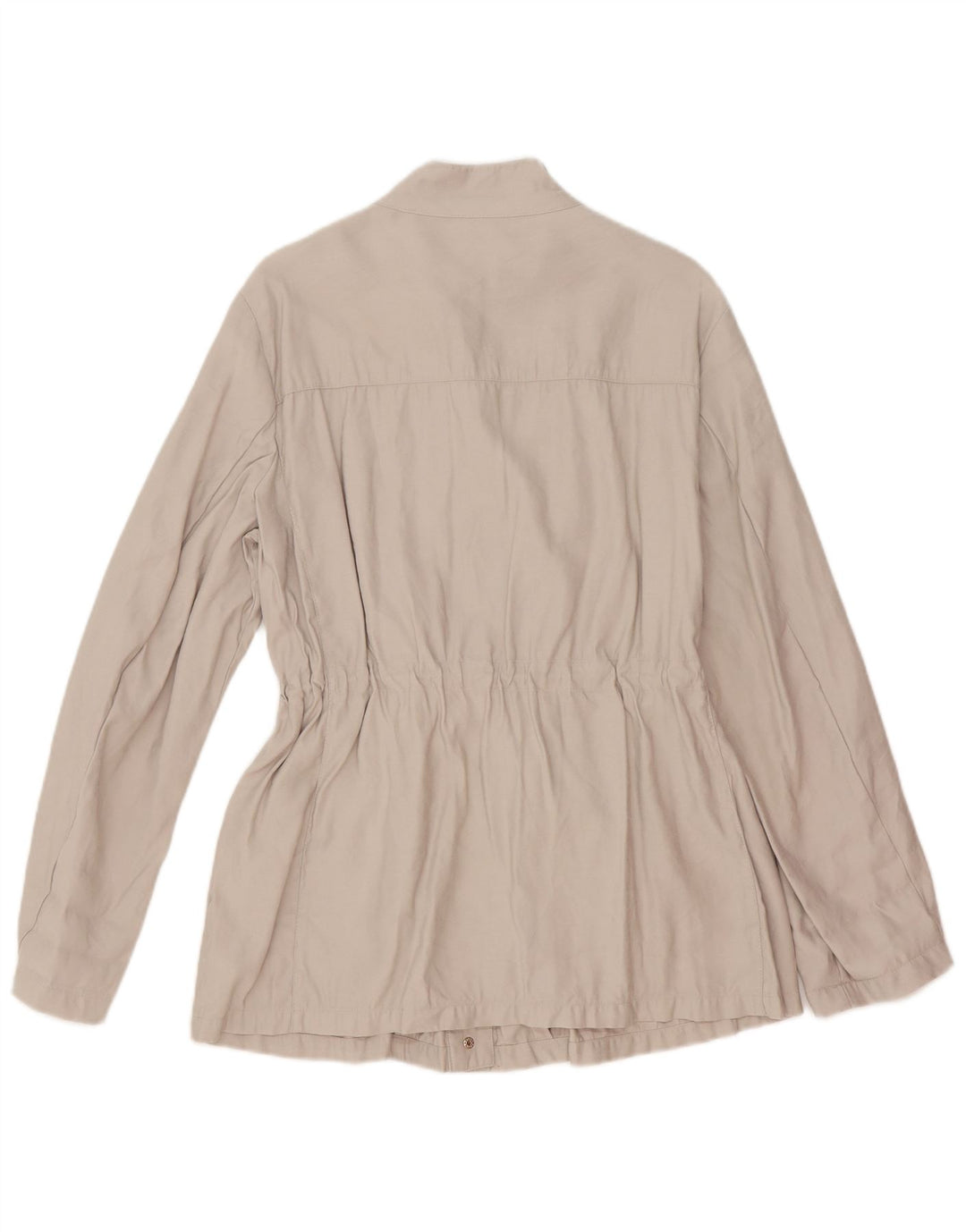 Zara Mujer Chaqueta Utility ES 40 XL Viscosa Beige