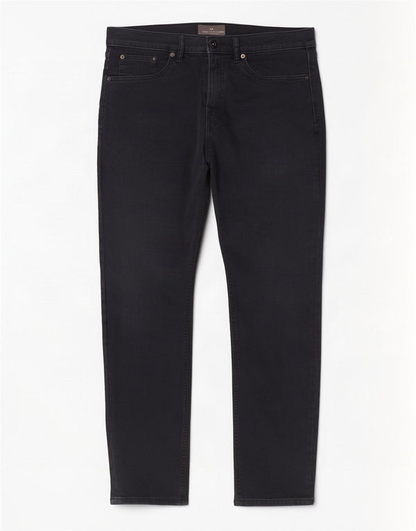 Marks & Spencer Vaqueros ajustados para hombre W34 L31 Algodón negro