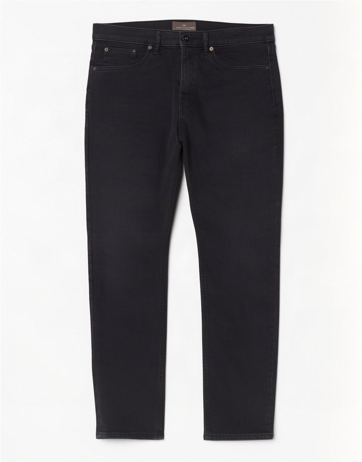 Marks & Spencer Vaqueros ajustados para hombre W34 L31 Algodón negro