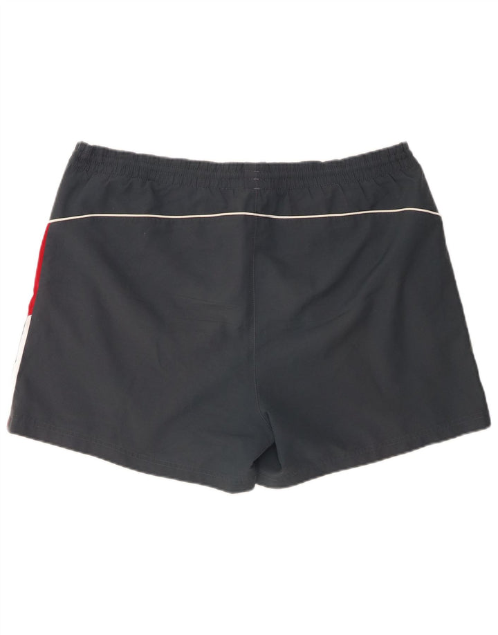 Adidas Pantalones cortos deportivos para hombre 2XL Gris Colorblock