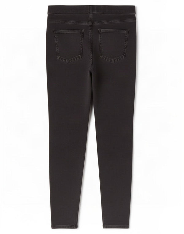 Marks & Spencer Jeans Jegging para Mujer UK 14 Large W32 L27 Algodón Negro