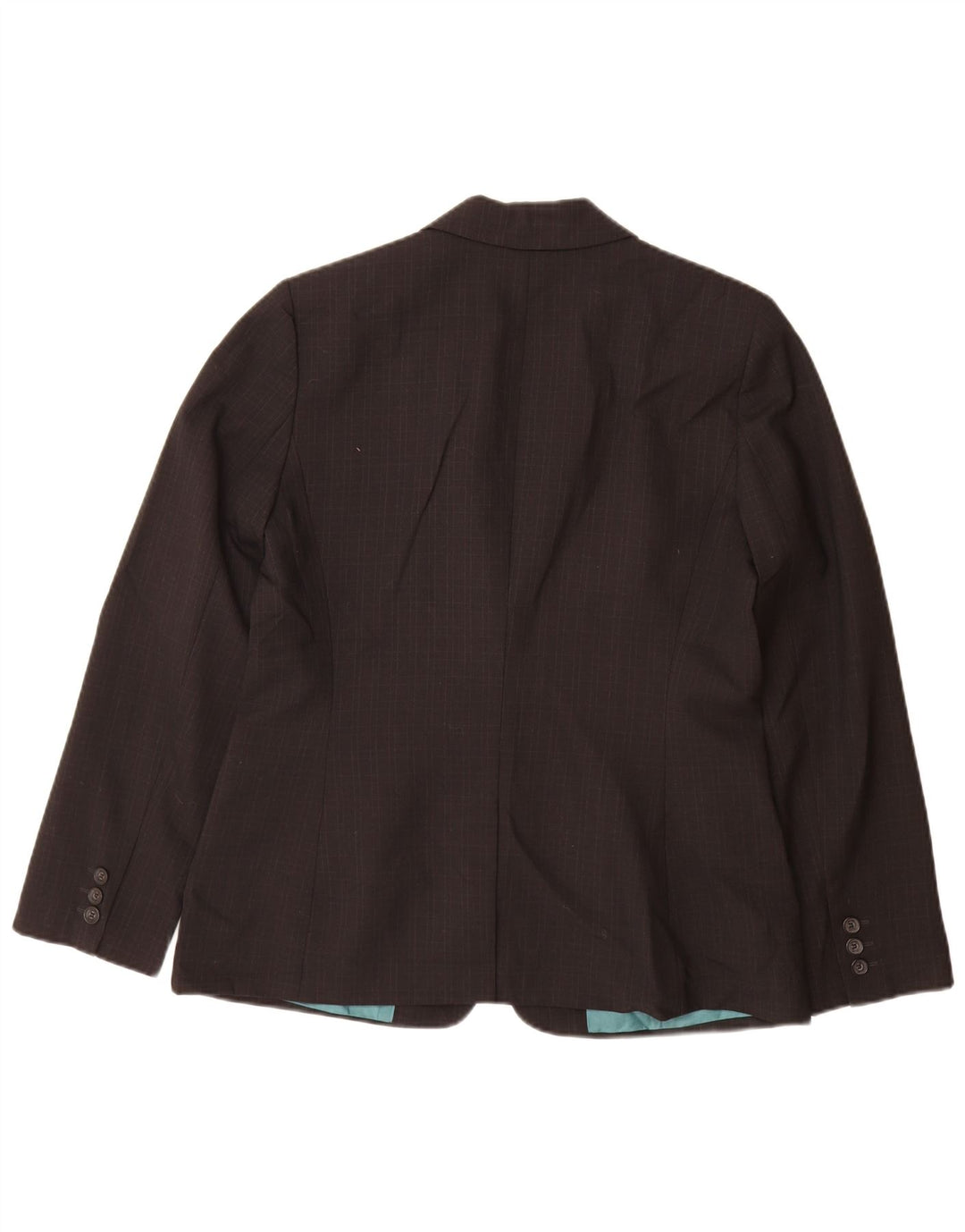 Calvin Klein Chaqueta Blazer para Mujer UK 10 Small Black Check Poliéster