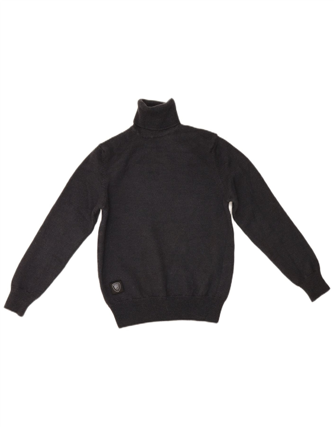 Blauer - Jersey con cuello vuelto para mujer, talla 8, lana gris pequeña