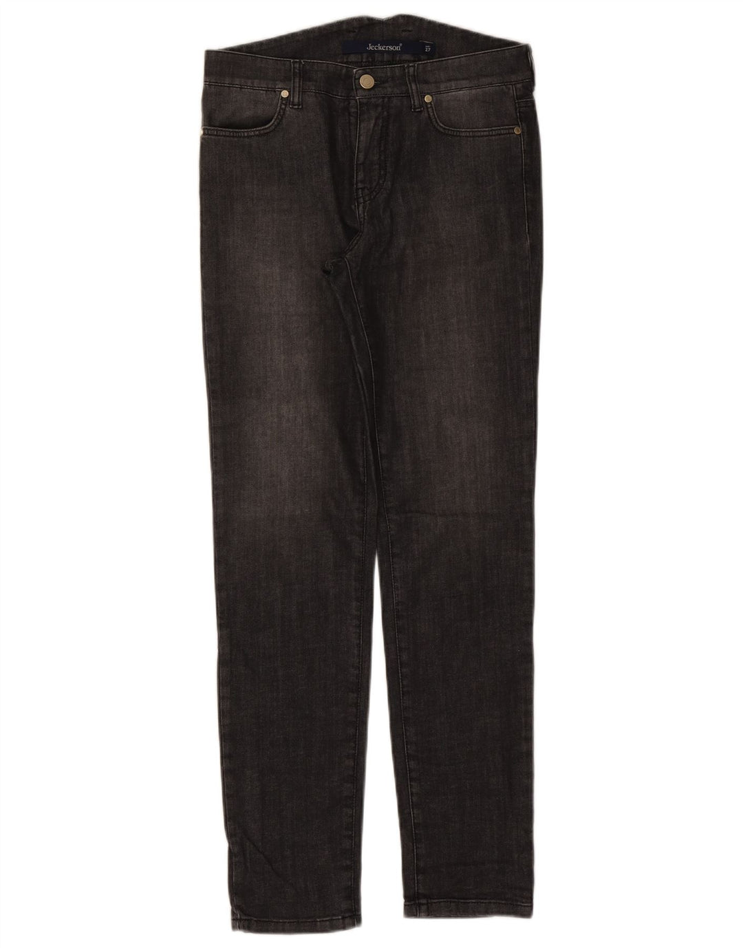 Vaqueros ajustados para mujer Jeckerson W27 L29 Algodón negro