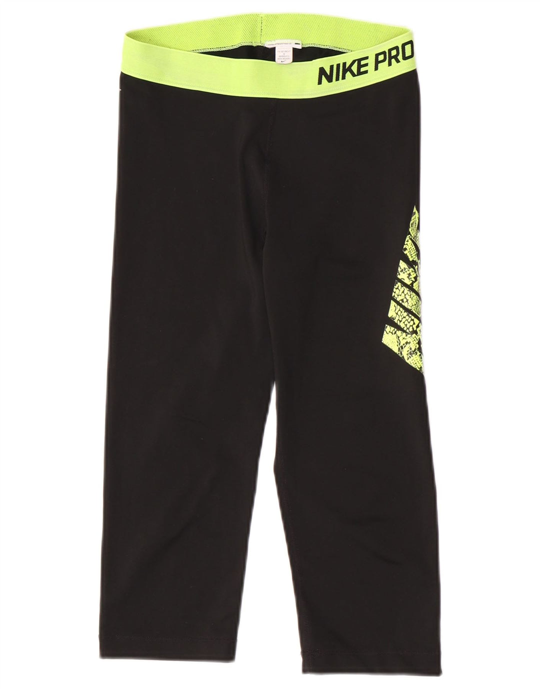 Nike - Leggings capri gráficos para mujer, talla 40, color negro mediano