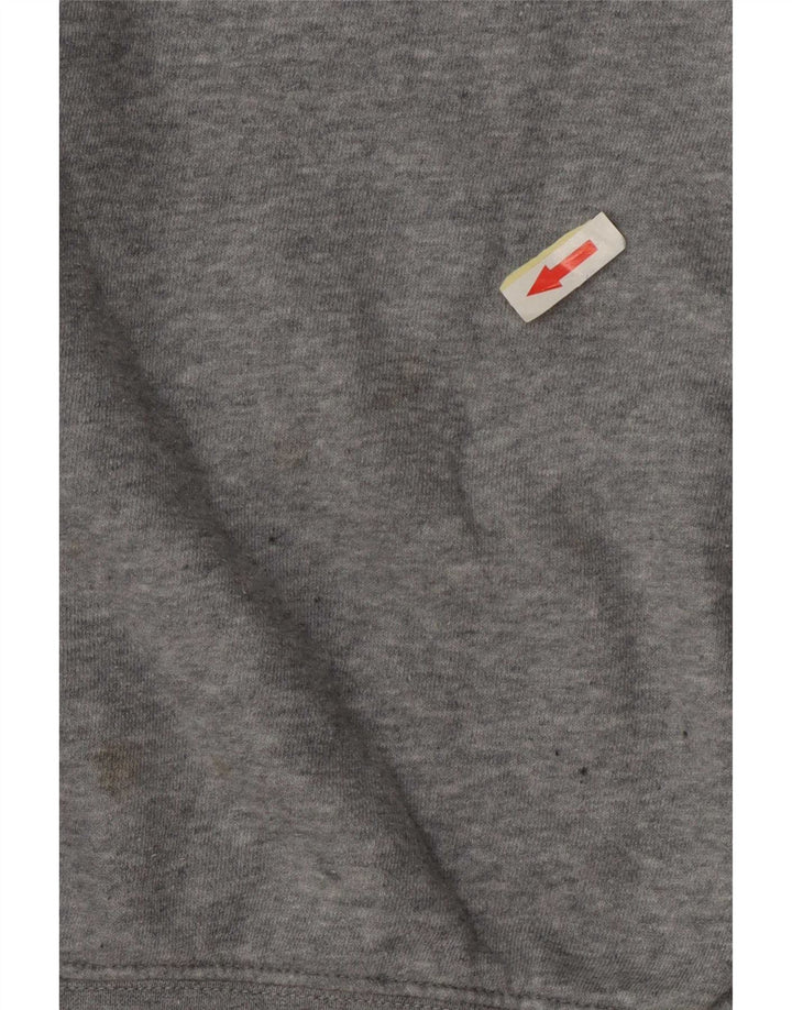 Nike - Sudadera corta extragrande para mujer, talla 40, color gris medio moteado