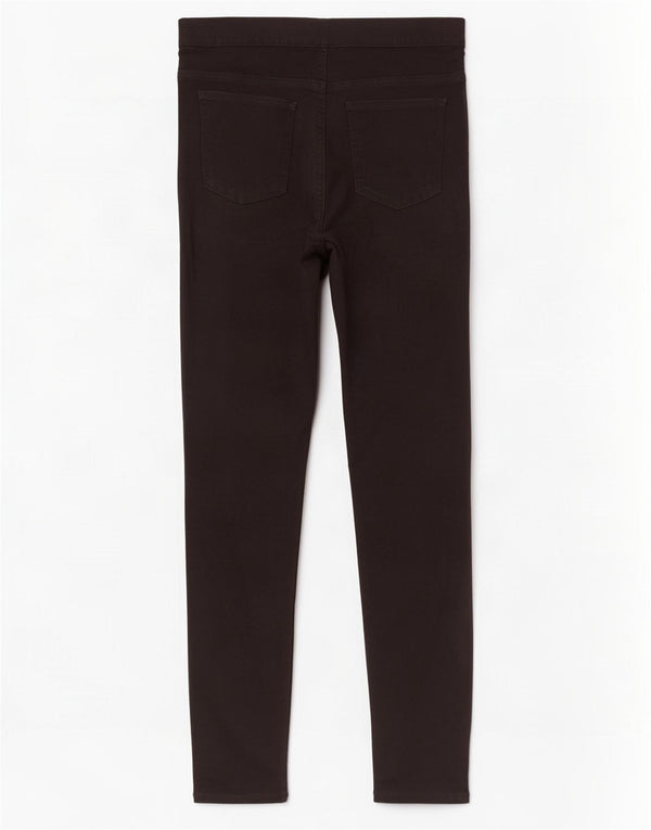 Marks & Spencer Jeans Jegging para Mujer UK 12 Medium W30 L30 Algodón Negro
