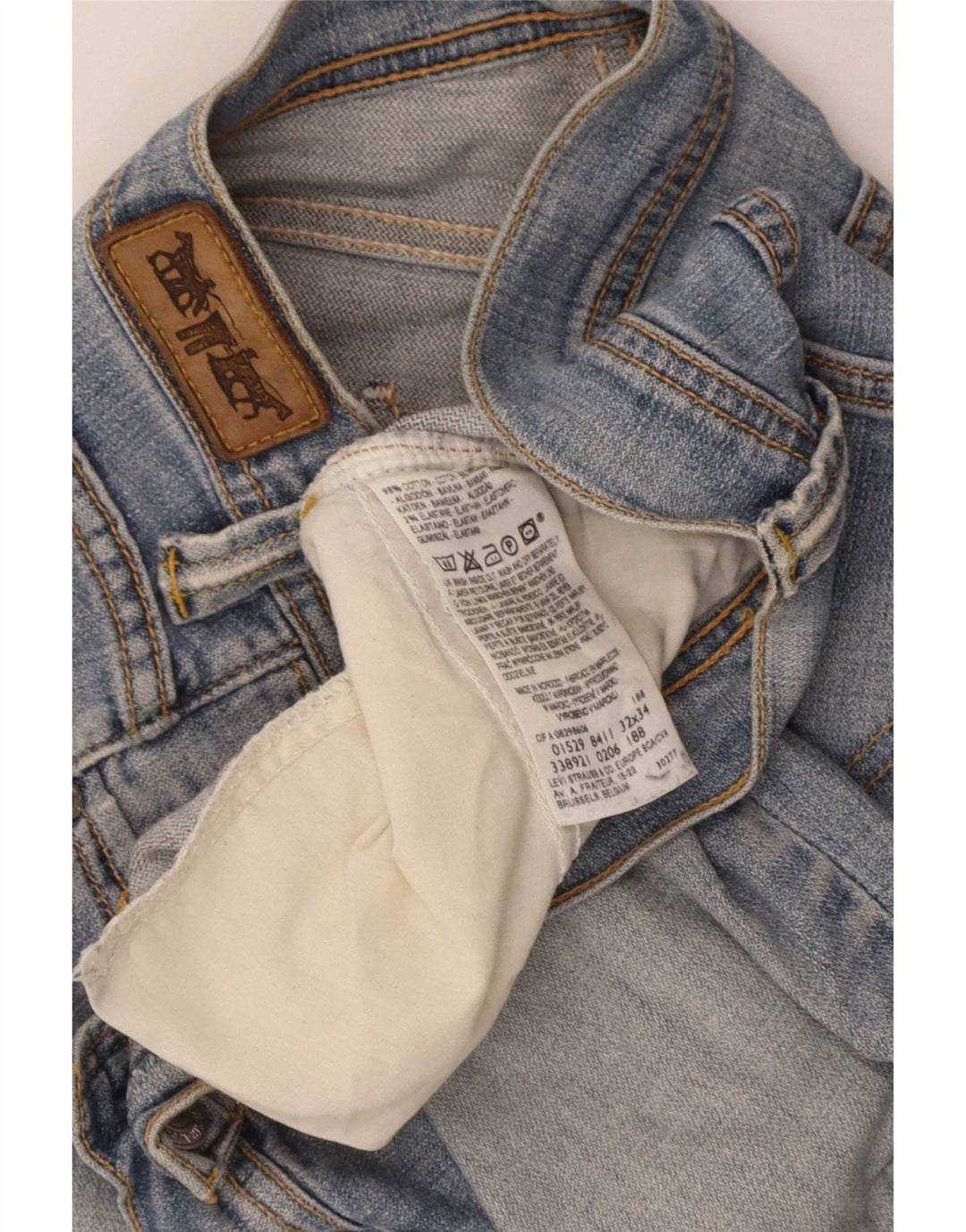 Vaqueros Levi's Mujer Acampanados W32 L30 Algodón Azul