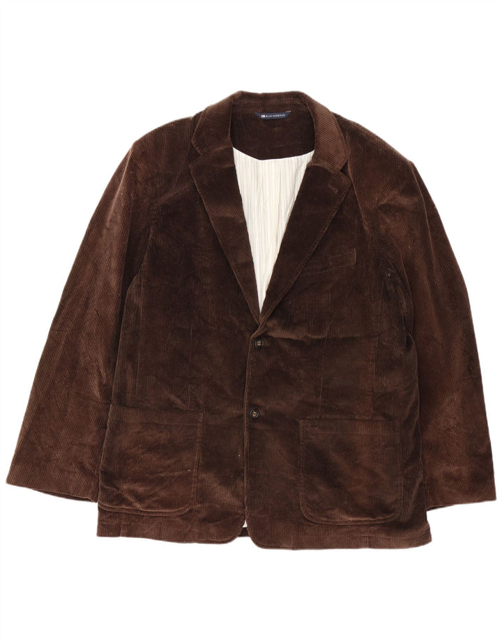 Marks & Spencer Chaqueta tipo blazer azul Harbour con 2 botones para hombre UK 42 XL Marrón