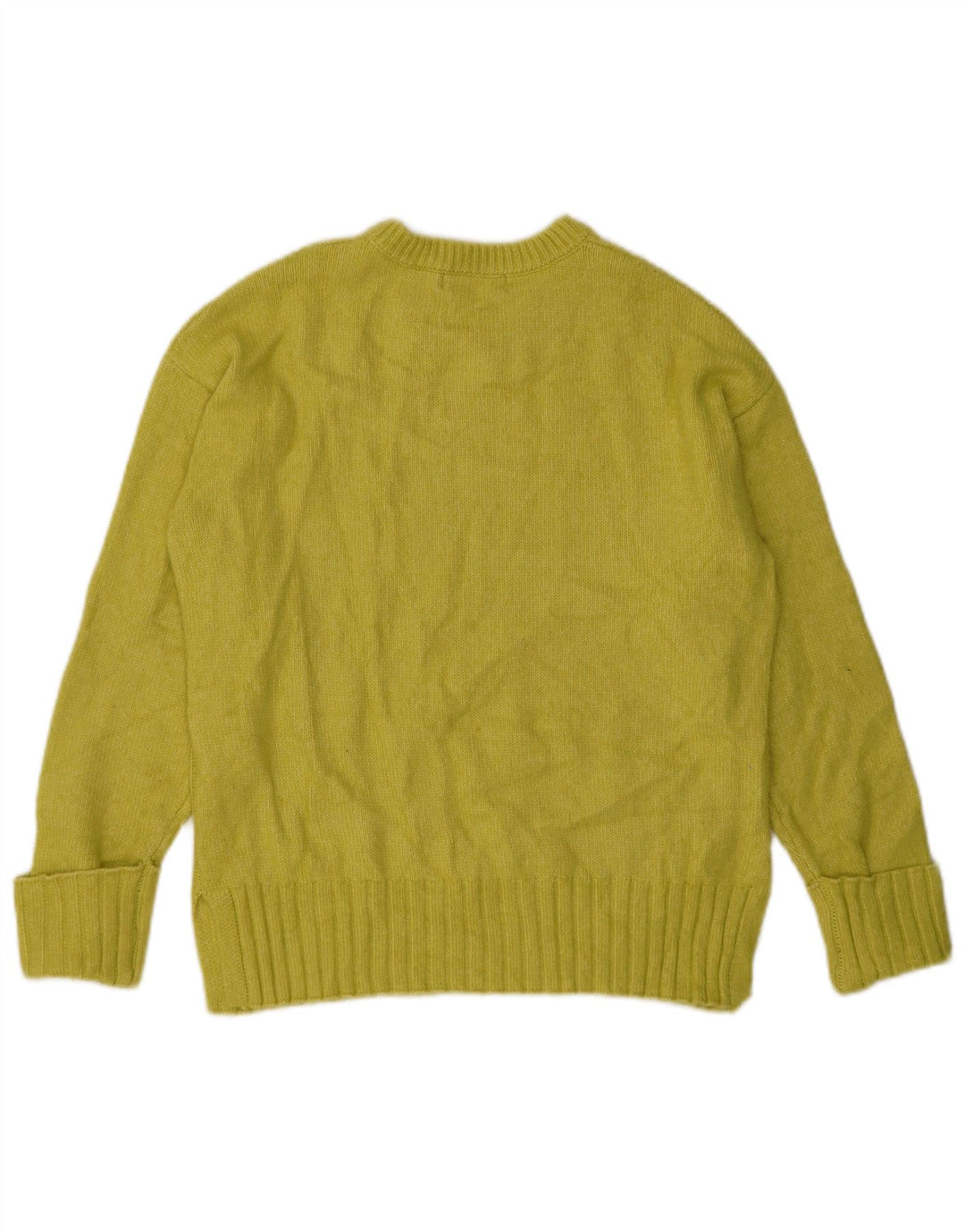 Marks & Spencer - Jersey de cuello redondo para mujer, talla 40, color amarillo mediano