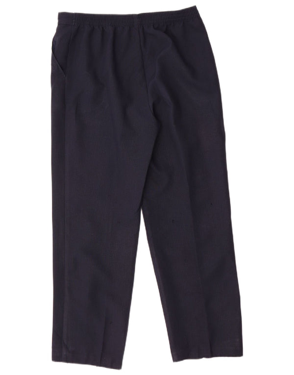 Marks & Spencer Pantalones cortos de cintura alta para mujer UK 10 Small W32 L26 Navy
