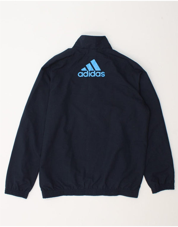 Adidas - Chaqueta de chándal con gráfico para niños, 13-14 años, color azul marino